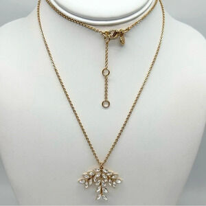 J. Crew Long Jeweled Pendant Necklace